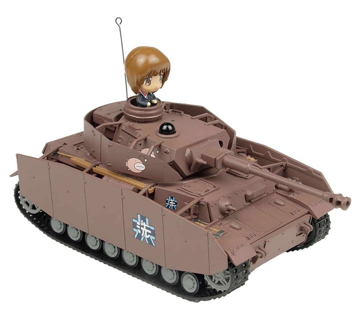 Platz Girls und Panzer RC Battle Sensha-do Series Pz.Kpfw.IV Ausf.H (Ausf.D) Team Ankou (Tank Only) (RC Model) image 2