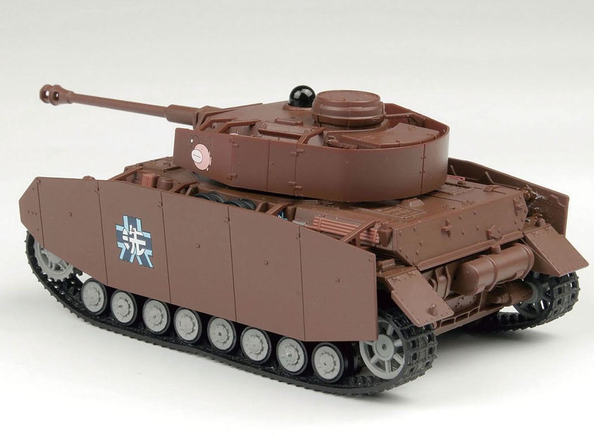 Platz Girls und Panzer RC Battle Sensha-do Series Pz.Kpfw.IV Ausf.H (Ausf.D) Team Ankou (Tank Only) (RC Model) image 4