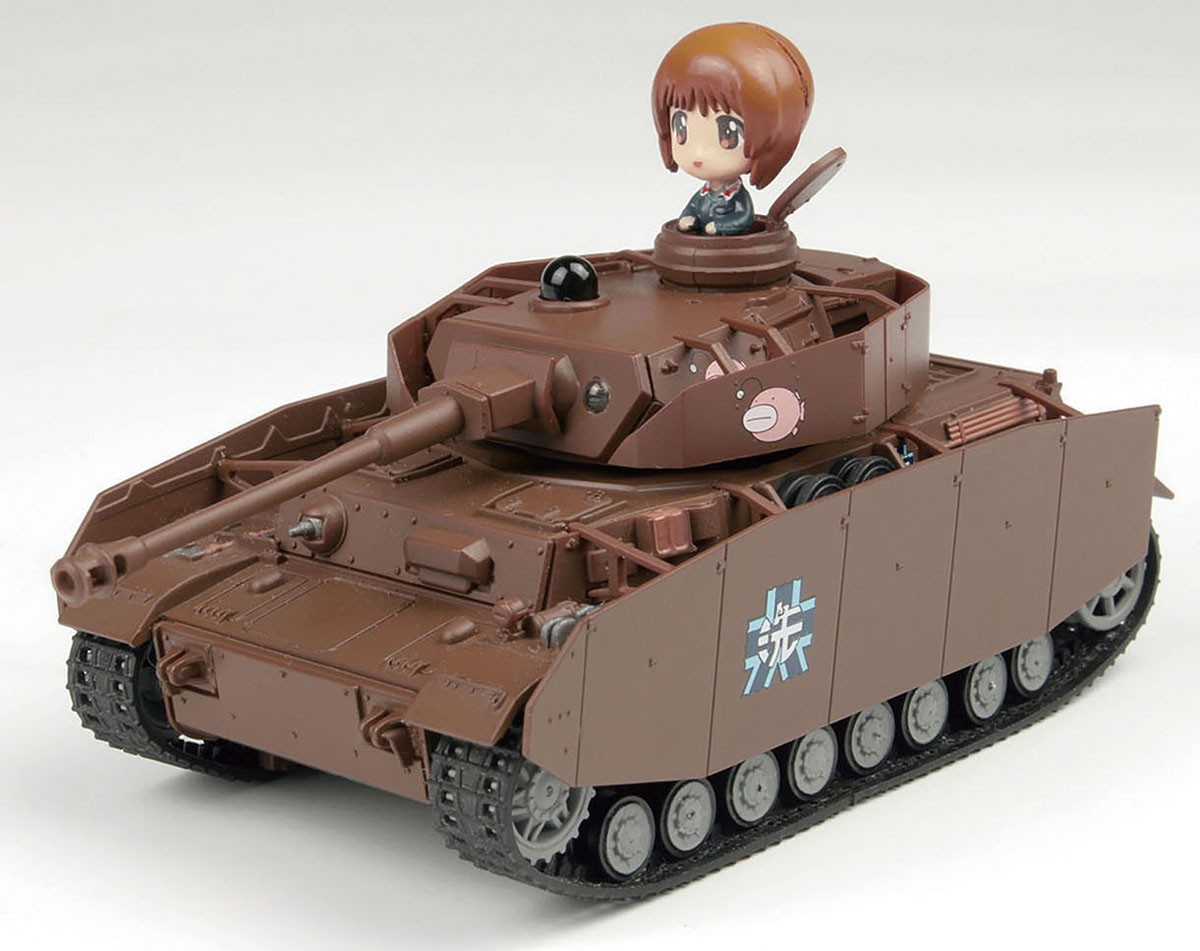 Platz Girls und Panzer RC Battle Sensha-do Series Pz.Kpfw.IV Ausf.H (Ausf.D) Team Ankou (Tank Only) (RC Model) image 5