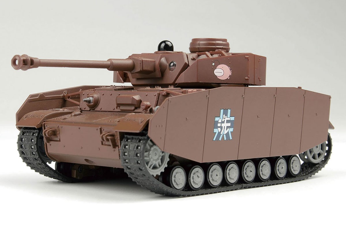 Platz Girls und Panzer RC Battle Sensha-do Series Pz.Kpfw.IV Ausf.H (Ausf.D) Team Ankou (Tank Only) (RC Model) image 6