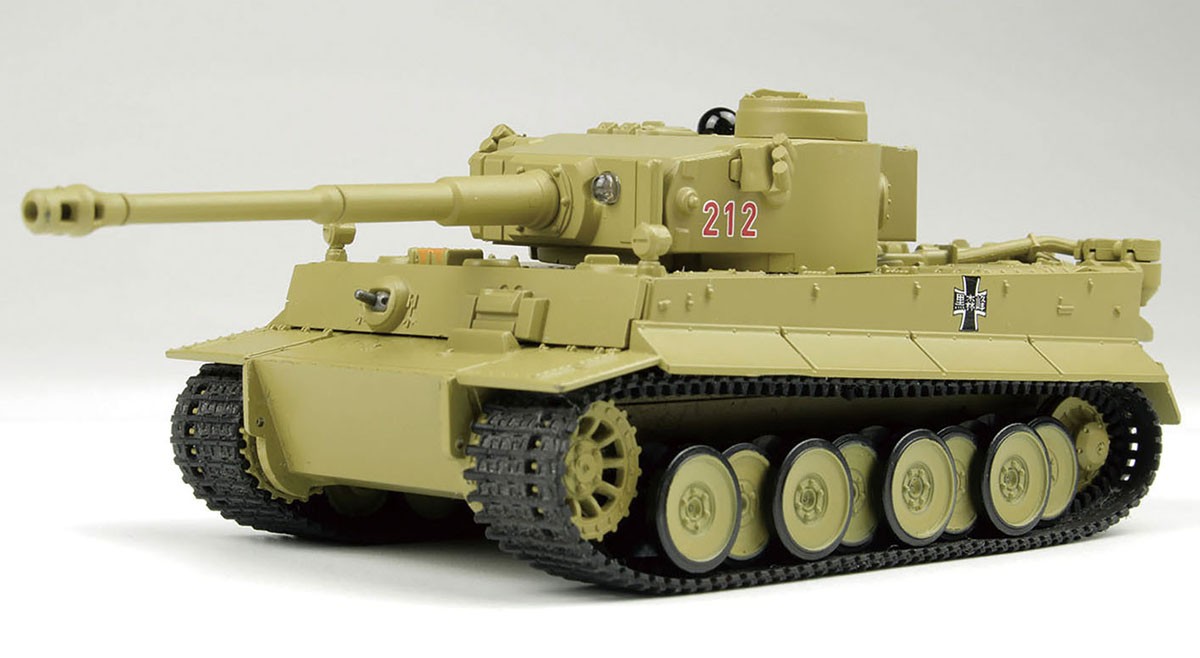 Platz Girls und Panzer RC Battle Sensha-do Series Pz.Kpfw.VI Tiger I Kuromorimine Girls` High School (Tank Only) (RC Model) imagen 4