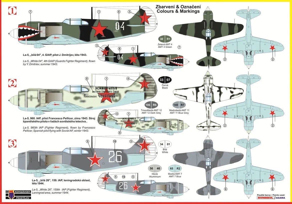 KP Models Lavockin La-5 `VVS` (Plastic model) image 3
