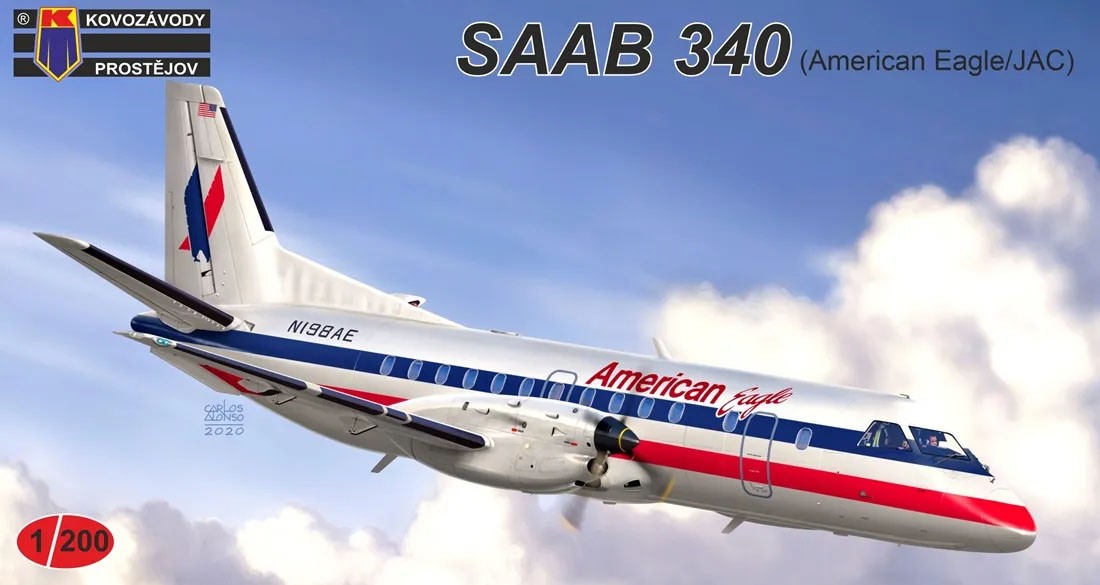 KP Models SAAB 340 (American Eagle/JAC) (Plastic model) image 2