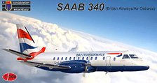 KP Models SAAB 340 (British Airways/Air Ostrava) (Plastic model)