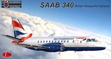 KP Models SAAB 340 (British Airways/Air Ostrava) (Plastic model) image 1