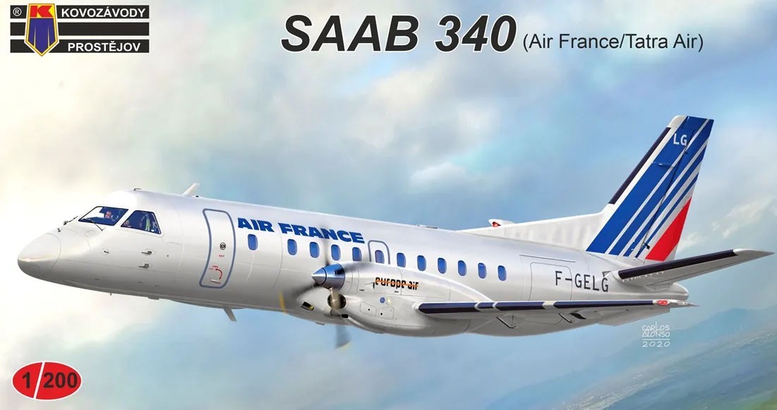 KP Models SAAB 340 (Air France/Tatra Air) (Plastic model) image 2