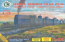 UMmt(UM Military Technics) German Armored Train PZ-30 (Army Group `Center`, Summer 1944) (Plastic model)