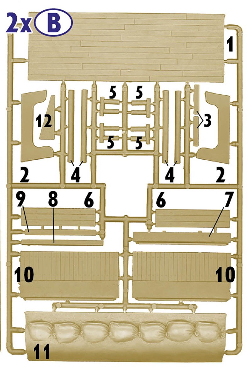 Master Box German Infantry `Attack Enemy Tanks` Attack Scene w/WWI Weapon Set + Trench Included gambar 7