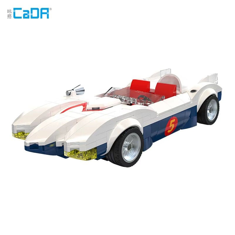 Doyusha [Speed Racer]Block Kit Mach 5 White (Block Toy) รูปภาพ 2