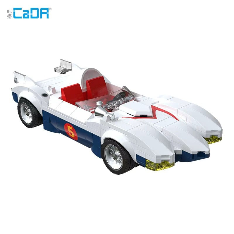 Doyusha [Speed Racer]Block Kit Mach 5 White (Block Toy) รูปภาพ 3