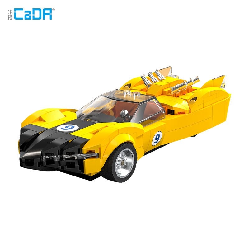Doyusha [Speed Racer]Block Kit Shooting Star Yellow (Block Toy) รูปภาพ 2