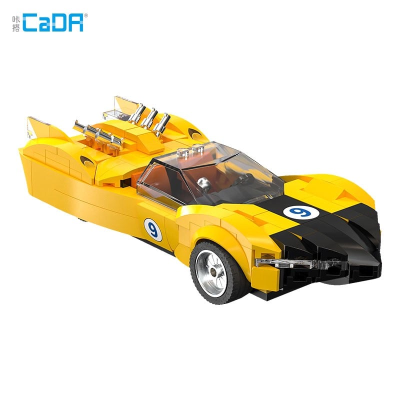 Doyusha [Speed Racer]Block Kit Shooting Star Yellow (Block Toy) รูปภาพ 3