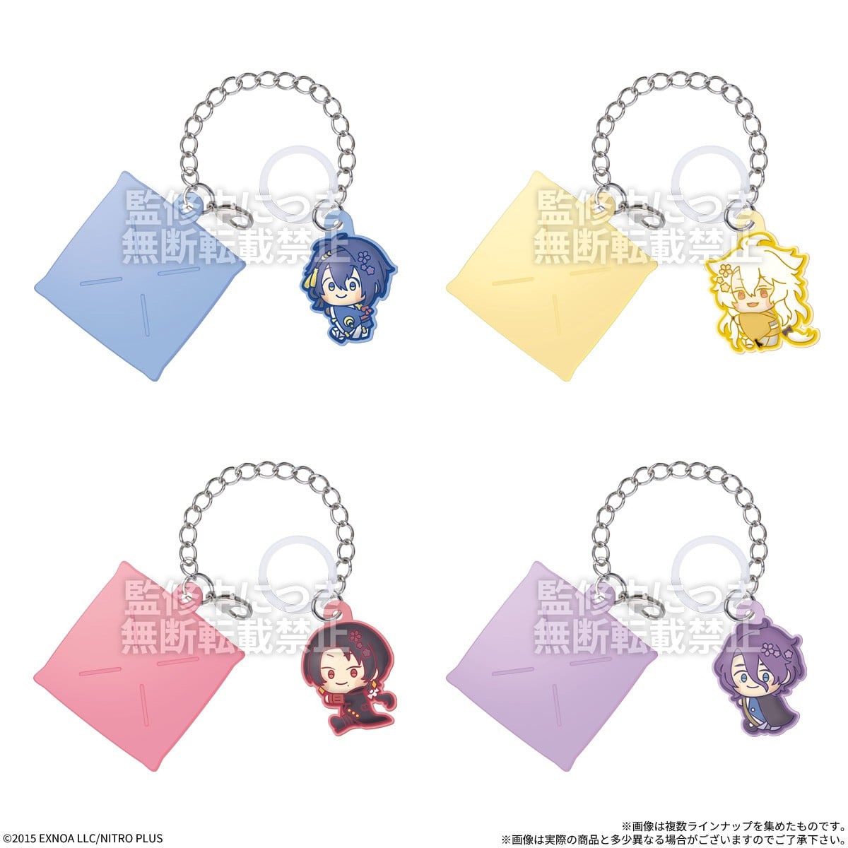 Bandai Wanpaku! Touken Ranbu Double Charm Gummy (Set of 12) รูปภาพ 3