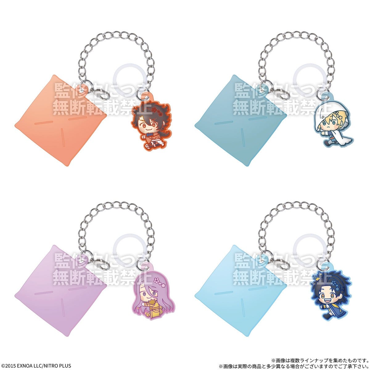 Bandai Wanpaku! Touken Ranbu Double Charm Gummy (Set of 12) รูปภาพ 4