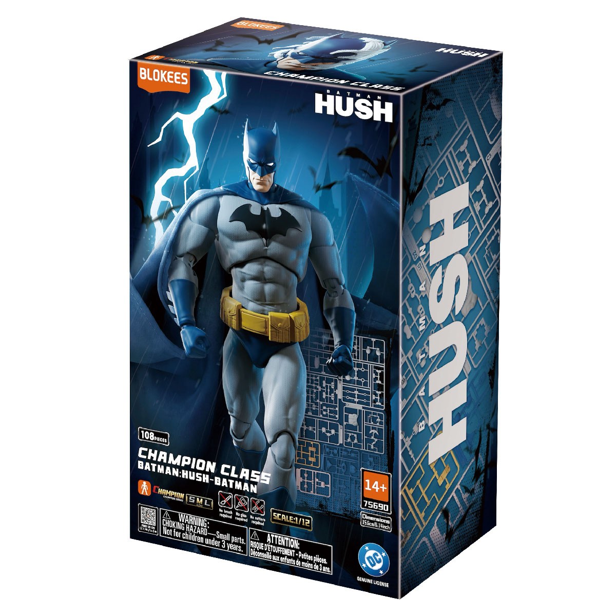 Blokees Blokees DC Champion Class CC05 Batman: Hush/Batman 75690 (Plastic model) hình ảnh 2