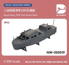 DY Hobby Royal Navy 35ft Fast motor Boat (Set of 2) (Plastic model) 图片 1