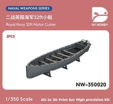 DY Hobby Royal Navy 32ft Motor Cutter (Set of 2) (Plastic model)
