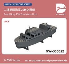 DY Hobby Royal Navy 25ft Fast Motor Boat (Set of 2) (Plastic model)