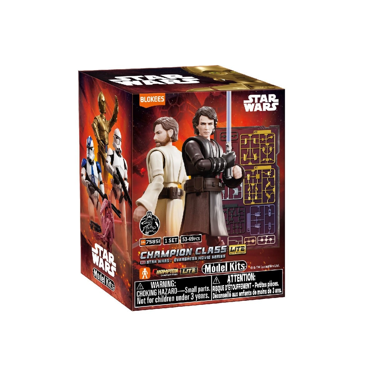 Blokees Blokees Star Wars Champion Class Lite CCL02 Evergreen Movie Series 75851 (Set of 9) (Plastic model) gambar 3