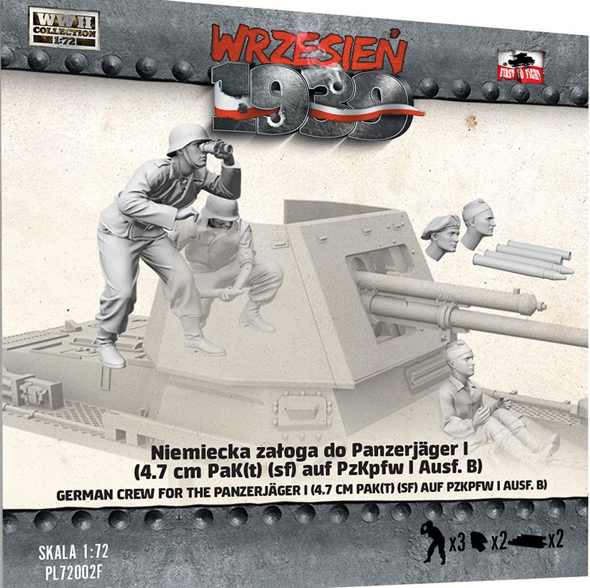 FTF German Crew for Panzerjager I (4.7cm Pak(t) (sf) AUF PzKpfw I Ausf.B) 圖片 2