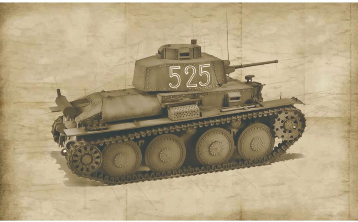 Italeri 2차대전 독일군 Pz.Kpfw.35(t) Ausf.F (프라모델) 이미지 2