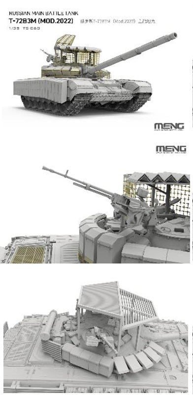 Meng Model 러시아 주력전차 T-72B3M Mod.2022 (프라모델) 이미지 3
