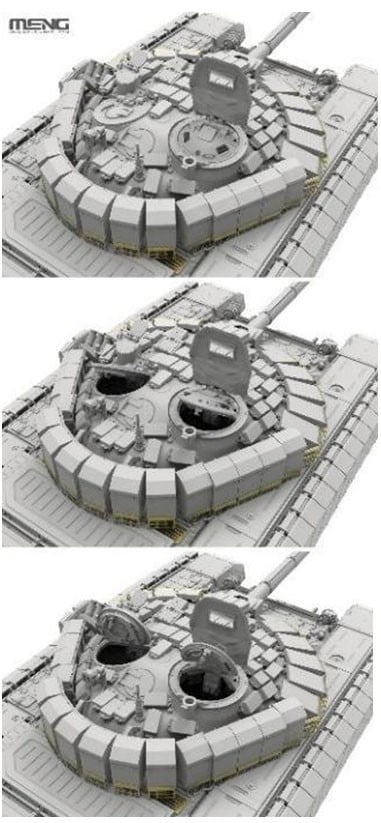 Meng Model 러시아 주력전차 T-72B3M Mod.2022 (프라모델) 이미지 4