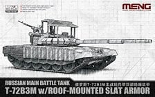 Meng Model 러시아 주력전차 T-72B3M w/루프 장착 슬랫 아머 (프라모델) 이미지 1