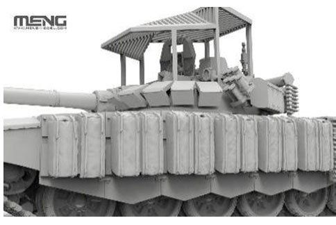 Meng Model 러시아 주력전차 T-72B3M w/루프 장착 슬랫 아머 (프라모델) 이미지 5