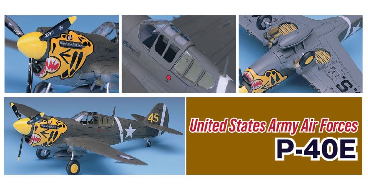 Doyusha U.S.A.A.F P-40E (Plastic model) รูปภาพ 3