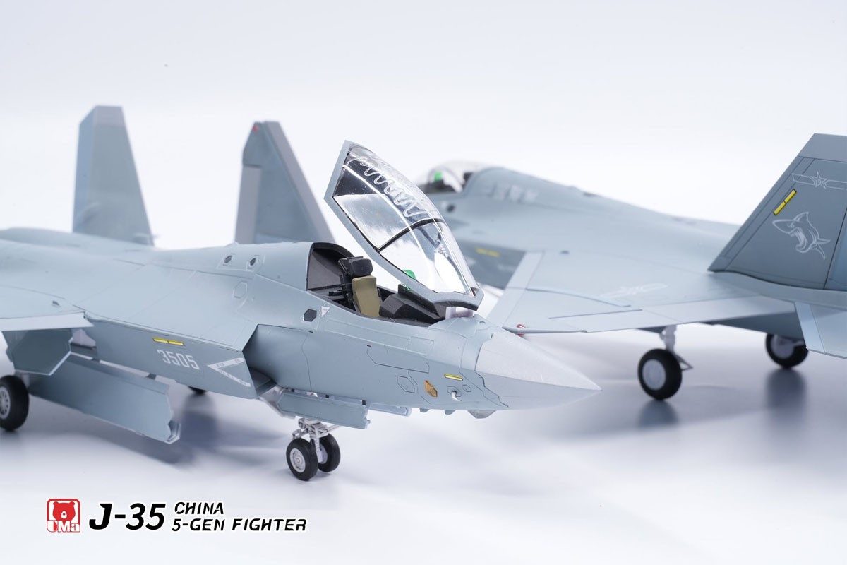 UMa Model China Air Force J-35A + China Navy J-35 5-Gen Fighter (2 plane) (Plastic model) 圖片 6