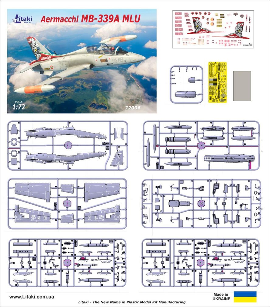 Litaki Model Kit 에르마키 MB-339A MLU (플라스틱 모델) 이미지 3