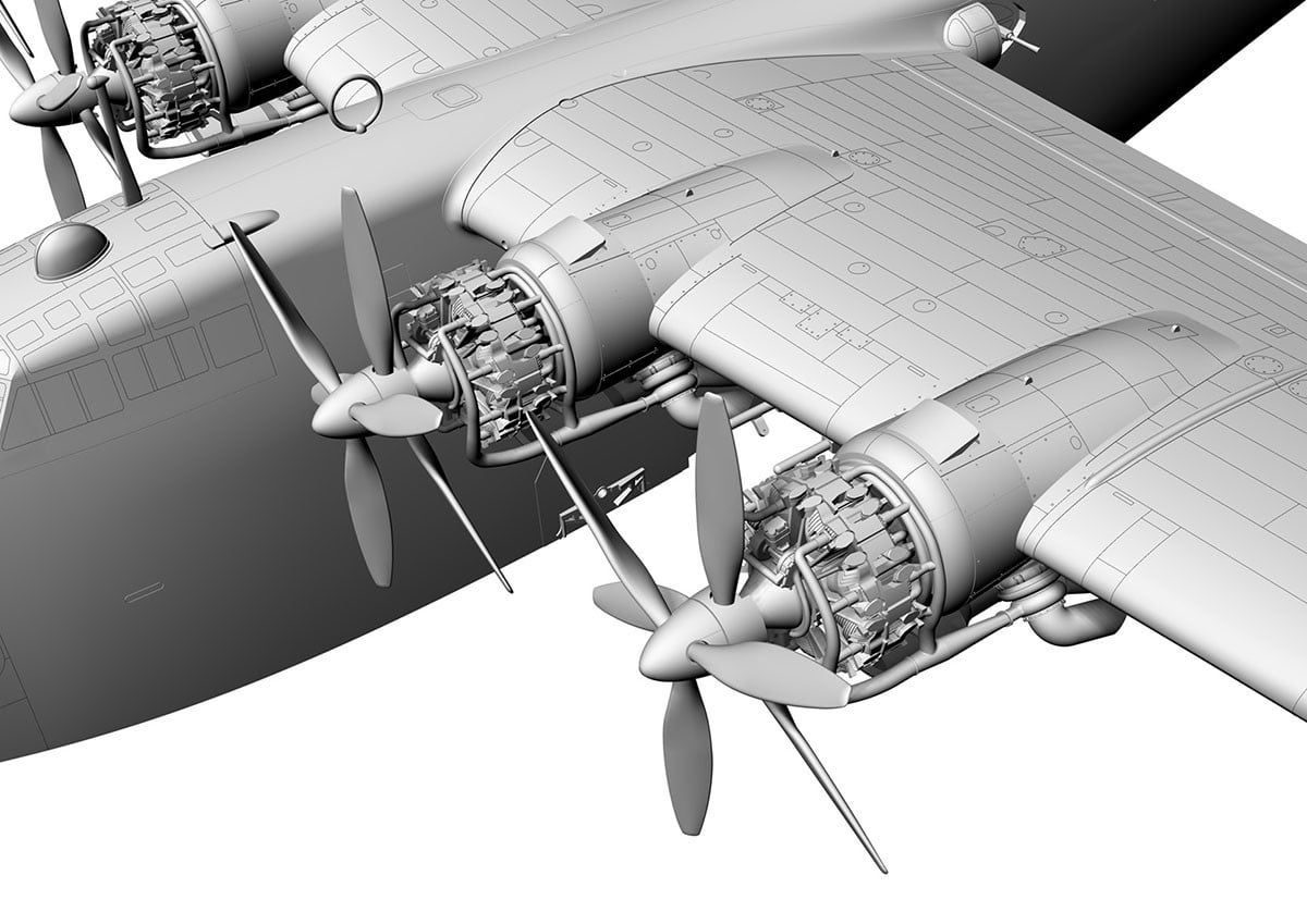 Hasegawa `Godzilla Minus Zero` Kawanishi H8K2 Type 2 Large Flying Boat (Kai) (Plastic model) รูปภาพ 4