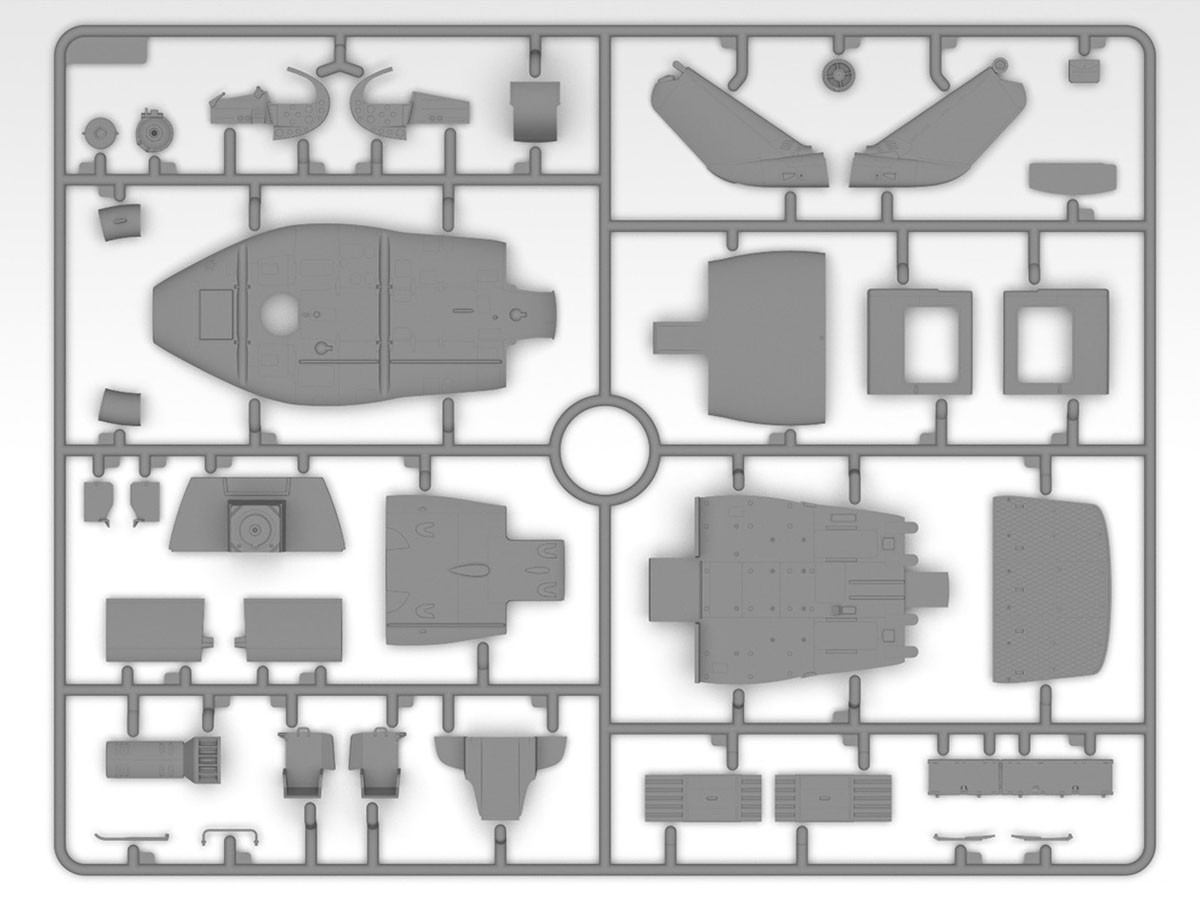 ICM UH-1C Huey Gunship US Attack Helicopter (Plastic model) Bild 3