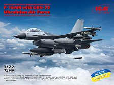 ICM F-16AM with GBU-39 Ukrainian Air Force (Plastic model) รูปภาพ 1