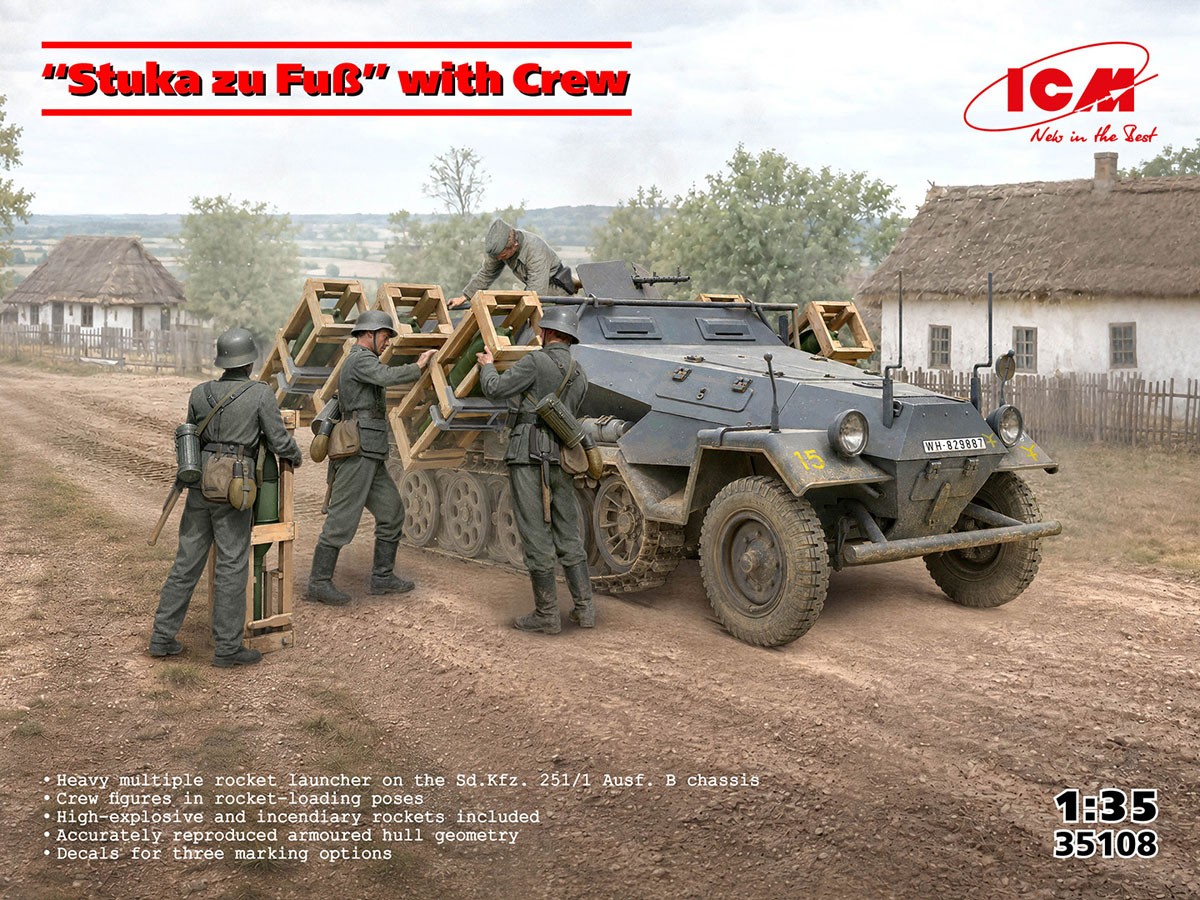 ICM `Stuka zu Fuss` with Crew (Plastic model) รูปภาพ 2