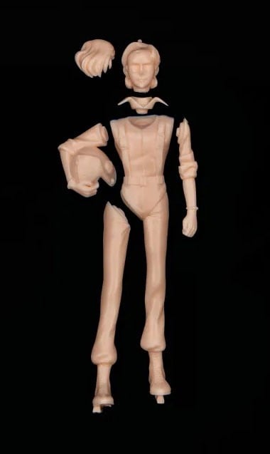 Model Art Area88 `Shin Kazama` Figure (90mm) (Plastic model) image 5