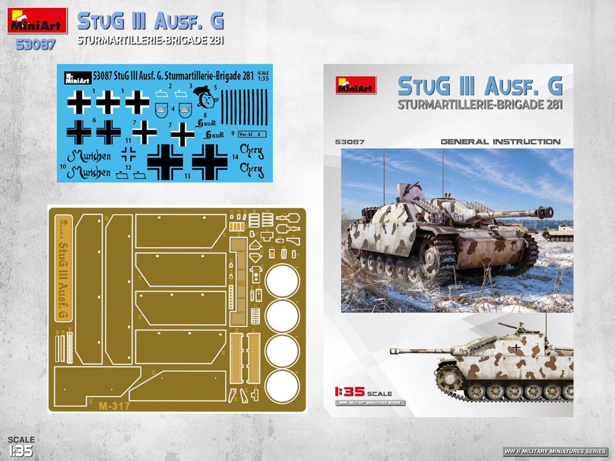 Mini Art StuG III Ausf. G. Sturmartillerie-Brigade 281 (Plastic model) image 4