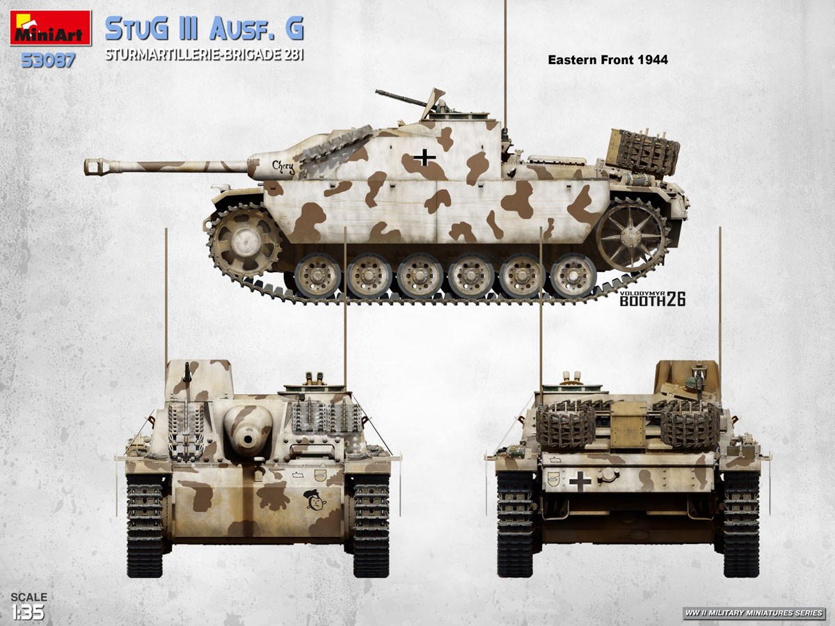 Mini Art StuG III Ausf. G. Sturmartillerie-Brigade 281 (Plastic model) image 5