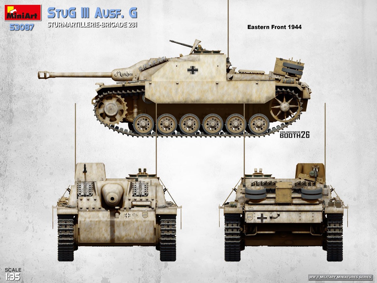 Mini Art StuG III Ausf. G. Sturmartillerie-Brigade 281 (Plastic model) image 6