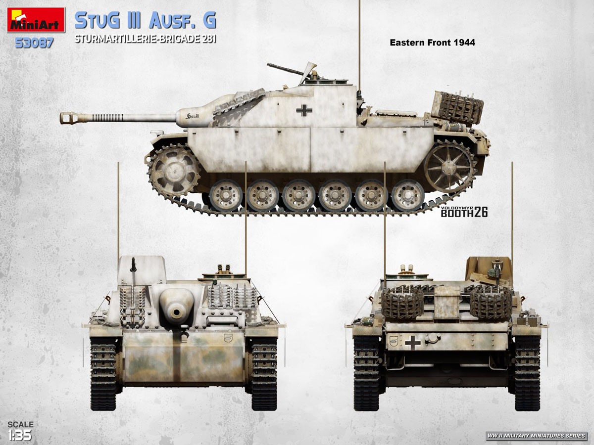 Mini Art StuG III Ausf. G. Sturmartillerie-Brigade 281 (Plastic model) image 7