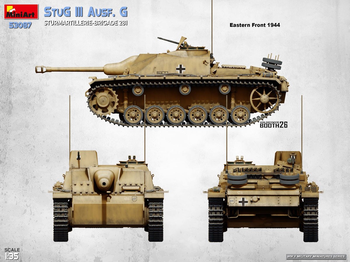 Mini Art StuG III Ausf. G. Sturmartillerie-Brigade 281 (Plastic model) image 8