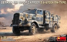Mini Art German 4x4 Troop Carrier 3.6-6700A RN-Type (Plastic model)