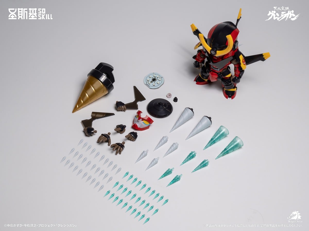 SOSKILL Tengen Toppa Gurren Lagann Gurren Lagann Chibi-Style Super Articulated Model Kit (Plastic model) รูปภาพ 3