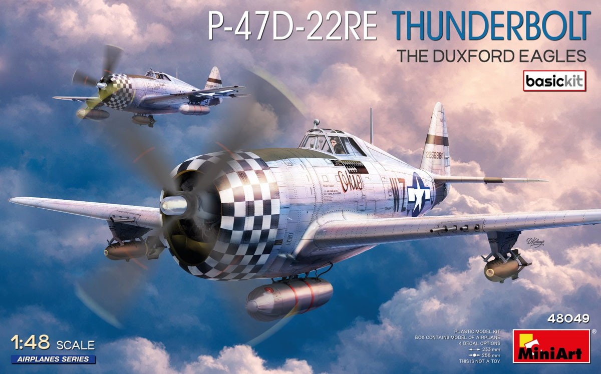 Mini Art P-47D-22RE サンダーボルト ダックスフォード・イーグルス ベーシックキット (プラモデル) 画像 2