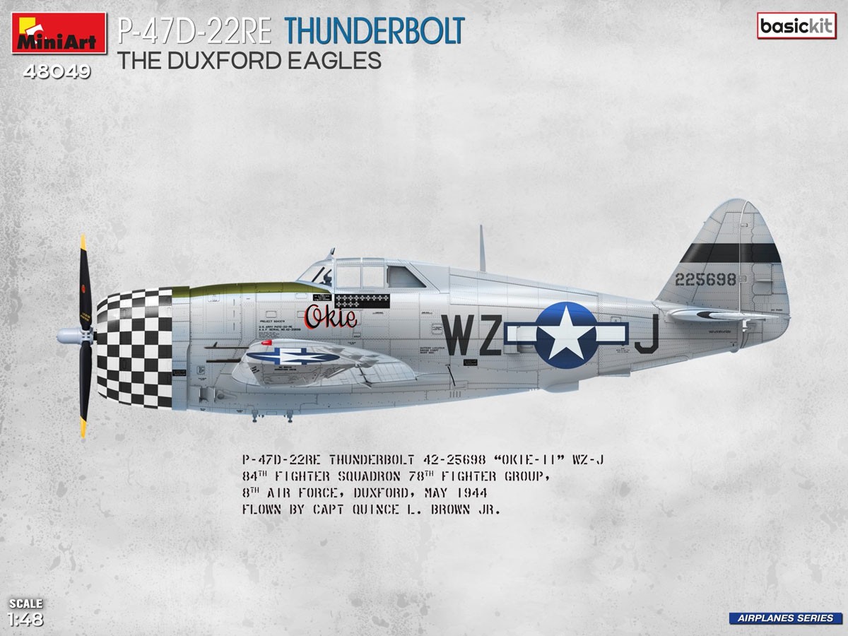 Mini Art P-47D-22RE サンダーボルト ダックスフォード・イーグルス ベーシックキット (プラモデル) 画像 5