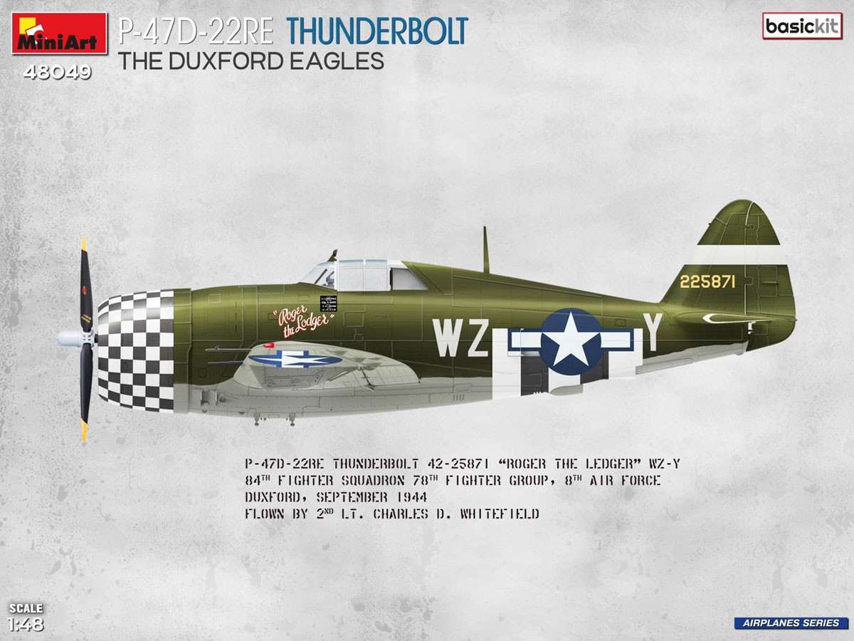 Mini Art P-47D-22RE サンダーボルト ダックスフォード・イーグルス ベーシックキット (プラモデル) 画像 6