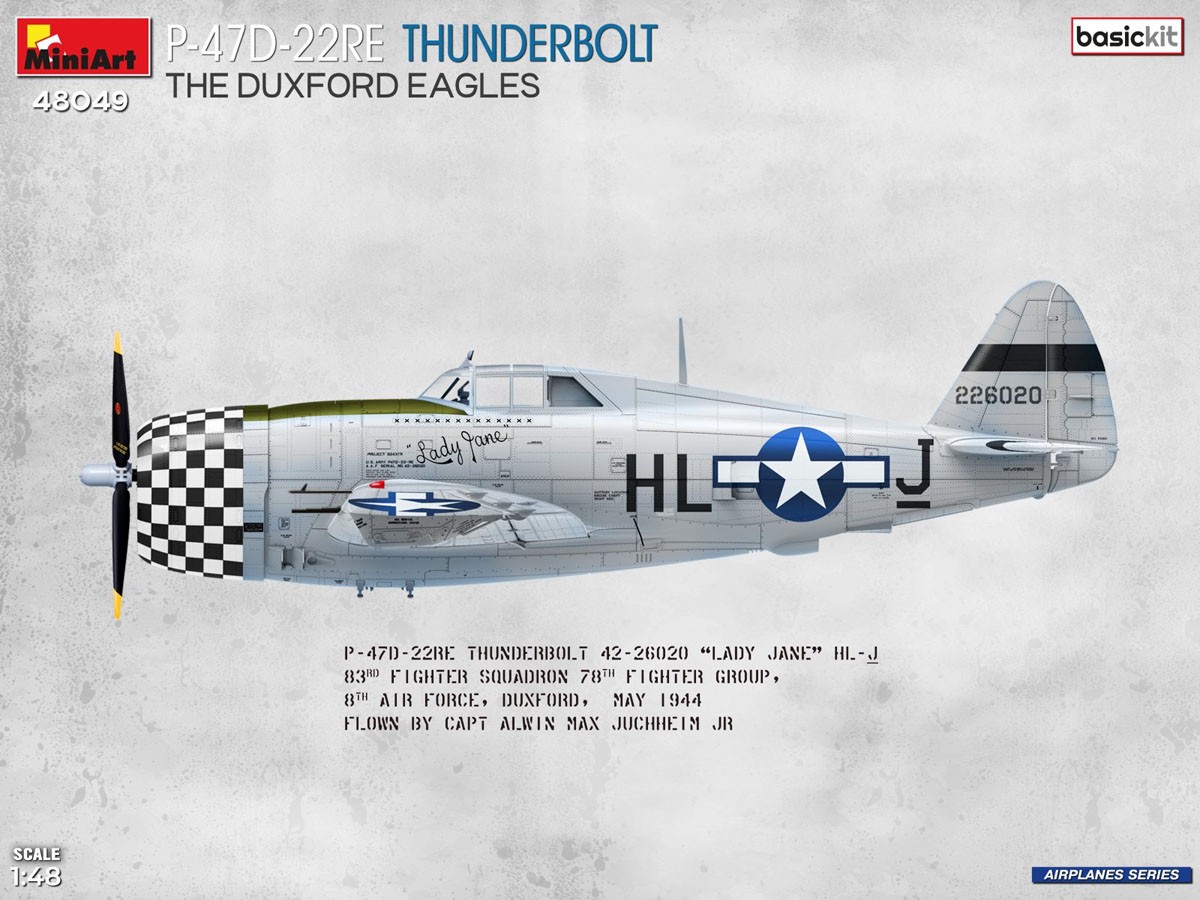 Mini Art P-47D-22RE サンダーボルト ダックスフォード・イーグルス ベーシックキット (プラモデル) 画像 7