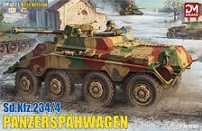 DRAMi Model WW.II 독일군 Sd.Kfz.234/4 장갑정찰차 메탈 포신 / w/에칭파츠 (프라모델) 이미지 1