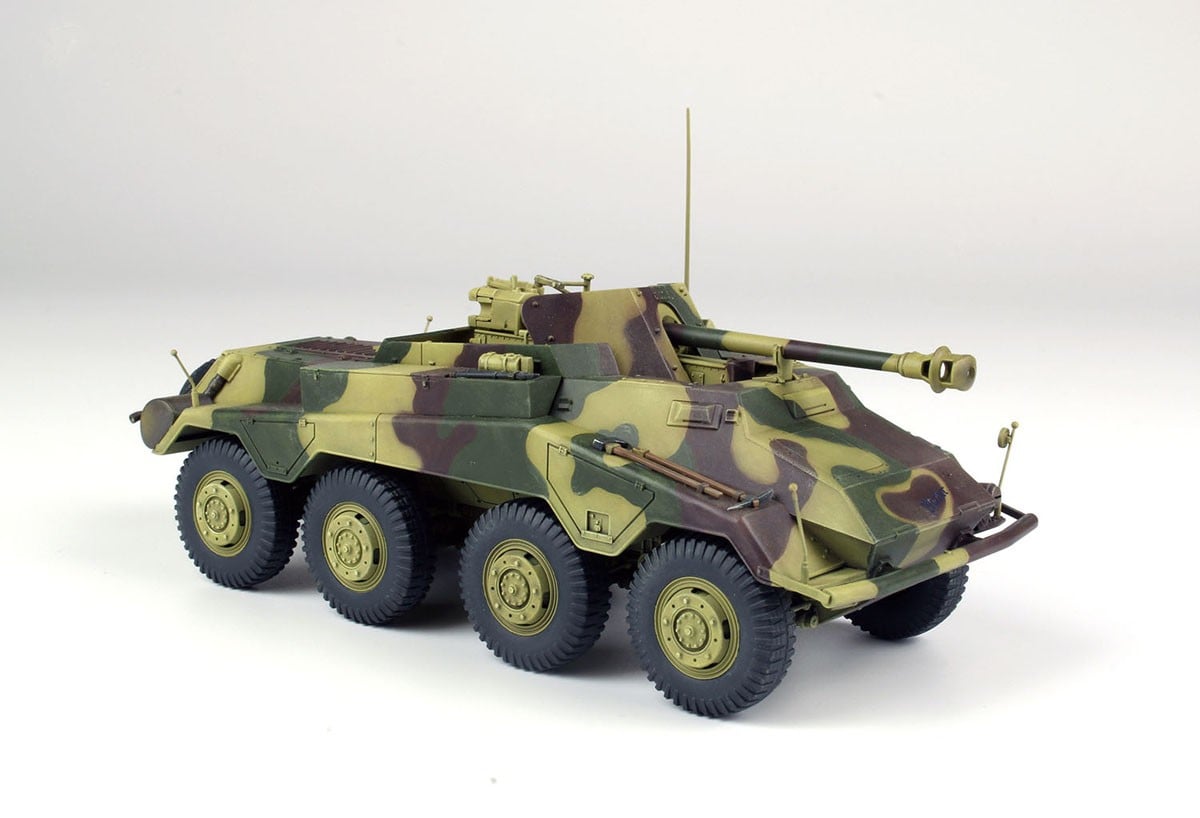 DRAMi Model WW.II 독일군 Sd.Kfz.234/4 장갑정찰차 메탈 포신 / w/에칭파츠 (프라모델) 이미지 4